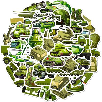 Nálepky ARMY, sada 50 kusov KOMBAT KO-2302-ARMY 3