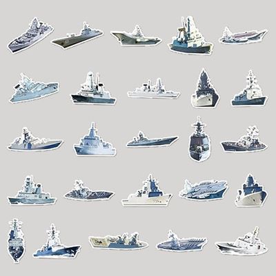 Nálepky SHIPS, sada 50 ks KOMBAT KO-2302-SHIPS 2
