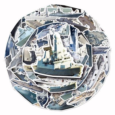 Nálepky SHIPS, sada 50 ks KOMBAT KO-2302-SHIPS 3