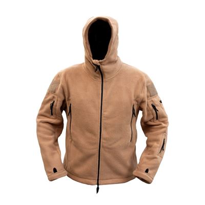 Mikina FLEECE RECON s kapucňou COYOTE