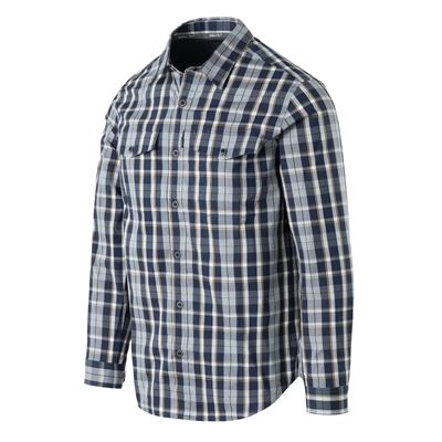 Košeľa COVERT dlhý rukáv CALM BLUE PLAID