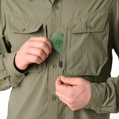 Košeľa CANOPY JUNGLE dlhý rukáv OLIVE GREEN Helikon-Tex® KO-CJS-NL-02 12