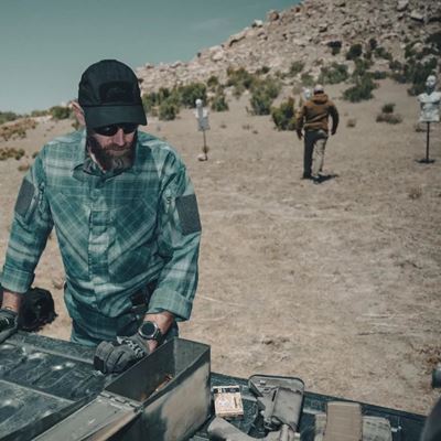 Košeľa MBDU WESTERN BLUE PLAID