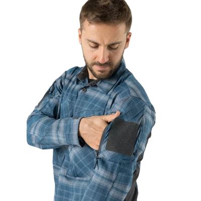 Košeľa MBDU WESTERN BLUE PLAID