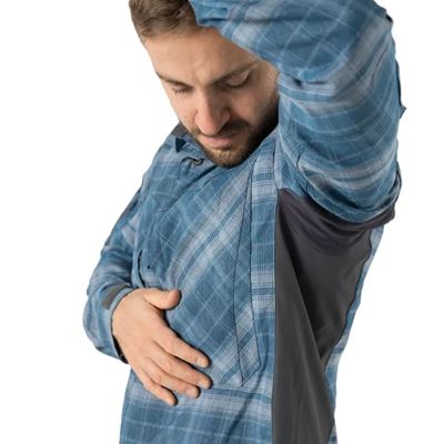 Košeľa MBDU WESTERN BLUE PLAID