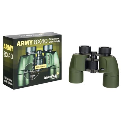 Ďalekohľad 8x40 ARMY s hľadáčikom ZELENÝ