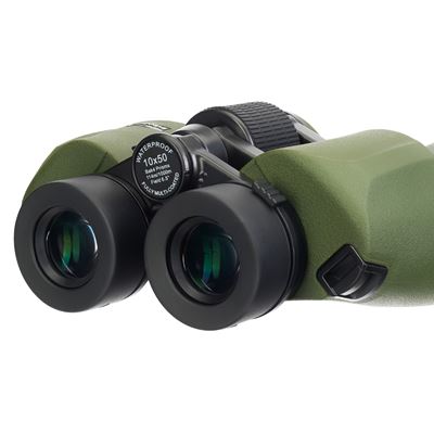 Ďalekohľad 10x50 ARMY s hľadáčikom ZELENÝ