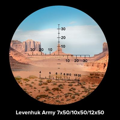 Ďalekohľad binokulárny so zameriavačom 12x50 ARMY ZELENÝ Levenhuk LE-81935 2