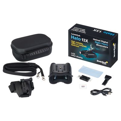 Digitálny binokulárny ďalekohľad s nočným videním Levenhuk Halo 13X Helmet Levenhuk LE-82246 9