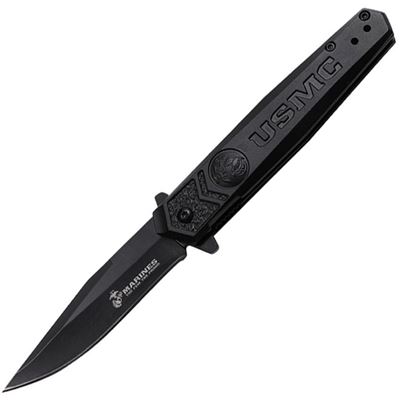 Nôž zatvárací USMC 3009 ČIERNY