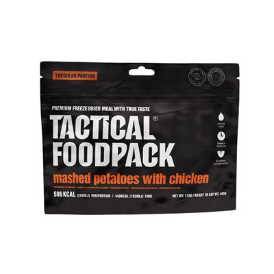 Jedlo dehydrované zemiaková kaša s kuracím mäsom TACTICAL FOODPACK M0031 2