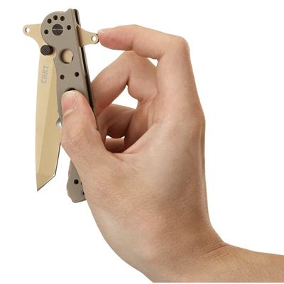 Nôž zatvárací SPECIAL FORCES kombi ostrie DESERT CRKT M16-13DSFG 7