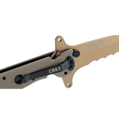 Nôž zatvárací SPECIAL FORCES kombi ostrie DESERT CRKT M16-13DSFG 10