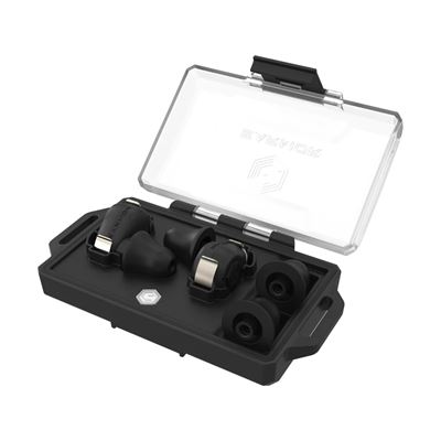 Špunty do uší elektronické M23T AI ASSISTENT s BlueTooth ČIERNE EARMOR M23T-BK-AI 3