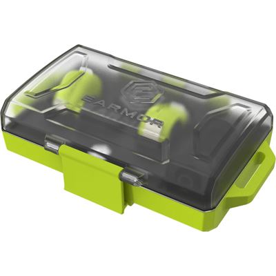 Špunty do uší elektronické M23T AI ASSISTENT s BlueTooth NEON ZELENÉ EARMOR M23T-GR-AI 4