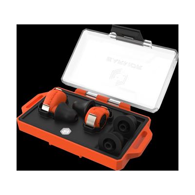 Špunty do uší elektronické M23T AI ASSISTENT s BlueTooth ORANŽOVÉ EARMOR M23T-OG-AI 3
