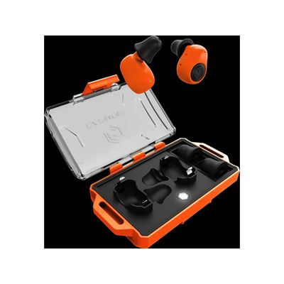 Špunty do uší elektronické M23T AI ASSISTENT s BlueTooth ORANŽOVÉ EARMOR M23T-OG-AI 2