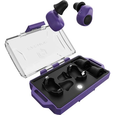 Špunty do uší elektronické M23T AI ASSISTENT s BlueTooth FIALOVÉ EARMOR M23T-PP-AI 2
