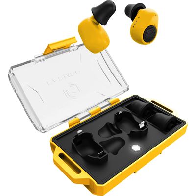 Špunty do uší elektronické M23T AI ASSISTENT s BlueTooth ŽLTÉ EARMOR M23T-YE-AI 3