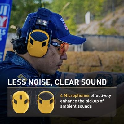 Slúchadlá elektronické M300X ČIERNE EARMOR M300X-BK 4