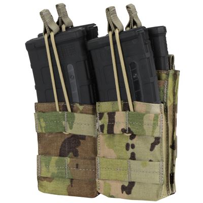 Sumka MOLLE dvojitá na zásobníky 4xM4 otvor. MULTICAM®