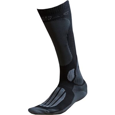 Ponožky BATAC Mission - podkolienky ŠEDO/ČIERNE