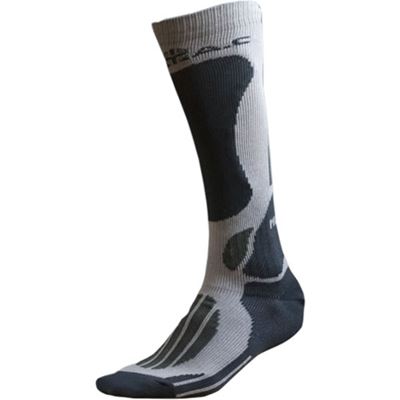 Ponožky BATAC Mission - podkolienky KHAKI/ŠEDÉ