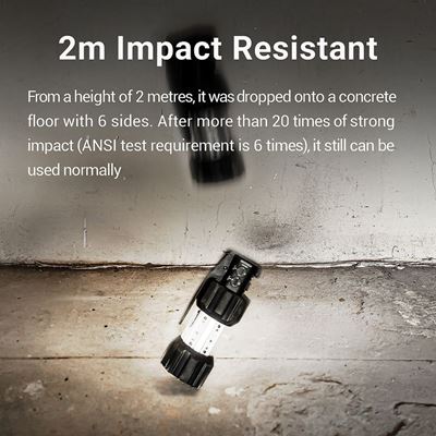 Taktický výcvikový oslepujúci granát 11 000 lúmenov – 130 decibelov NEXTORCH ND30B 5