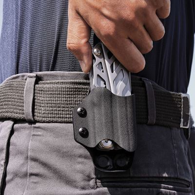Puzdro na kliešte FLAGSHIP kydex ČIERNE