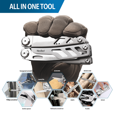 Kliešte multifunkčné Flagship Pro Multi Tool SILVER