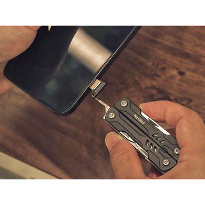 Nástroj multifunkčné MINI SAILOR s nožnicami ČIERNE
