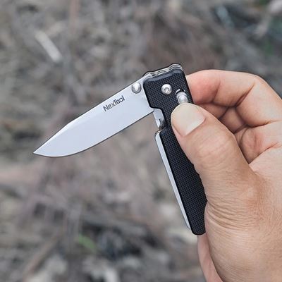 Nôž vreckový KNIGHT K30 multifunkčný ČIERNY NexTool NE20413 6