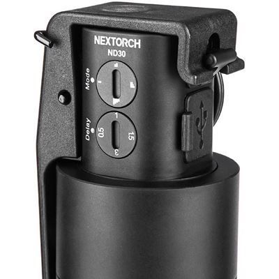 Taktický výcvikový oslepujúci granát DEVI 11 000 lumenov – 130 decibelov NEXTORCH NXND30 4
