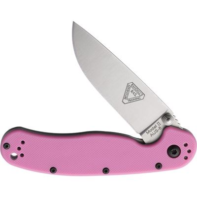 Zatvárací nôž ONTARIO RAT II RUŽOVÝ Ontario Knife Company ON8862 3