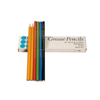 Pastelky priemyselné Grease Pencils súprava RETRO