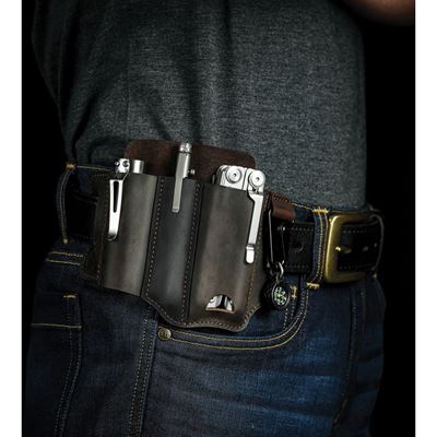 Puzdro opaskové PJ29 Multi Tool KOŽENÉ HNEDÉ  PJ29-BRN 6