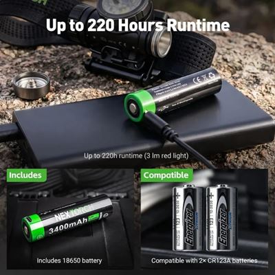 Nabíjateľná čelovka HISTAR NEXTORCH PS520378 9
