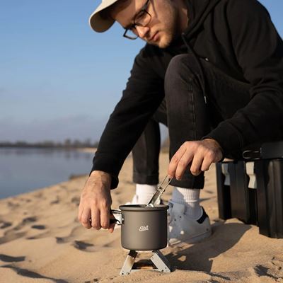 Dvojdielny hrniec 1000 & 475 ml z tvrdo eloxovaného hliníka ESBIT® PT1000HA 7