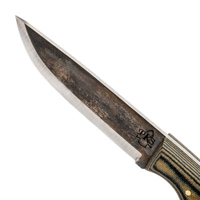 Nôž s pevnou čepeľou SCORPION rukoväť MICARTA