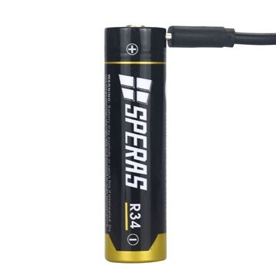 Batéria dobíjacia R34 3400 mAh micro USB typ 18650