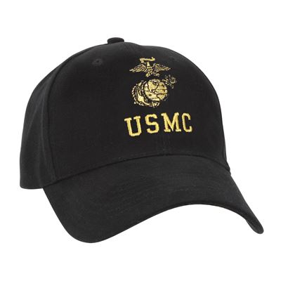 Čiapka USMC baseball ČIERNA