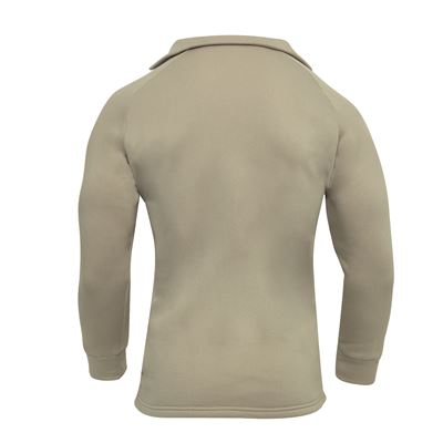 Tričko funkčné US ECWCS so zipsom PIESKOVÉ ROTHCO 5425 2