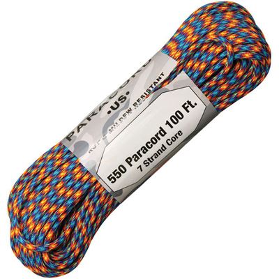 Šnúra PARACORD nylon 550LB 30m 4mm OHEŇ A ĽAD