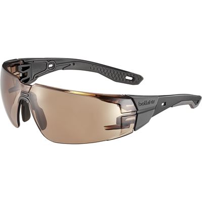 Okuliare ochranné RUSH+ 2.0 BRONZE skla ČIERNE vel.M/L BOLLE® RUSPMN50E 2