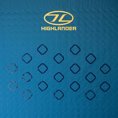 Karimatka protišmyková KIP MAT samonafukovacia 50 mm MODRÁ HIGHLANDER SM131-DB 3