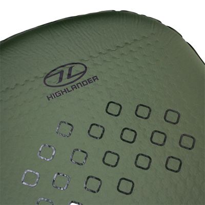 Karimatka protišmyková KIP MAT samonafukovacia 50 mm ZELENÁ HIGHLANDER SM131-OG 2