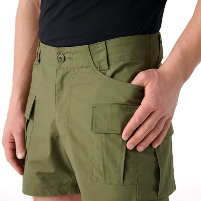 Nohavice krátke CARGO rip-stop stretch OLIVE GREEN Helikon-Tex® SP-CRO-SP-02 8