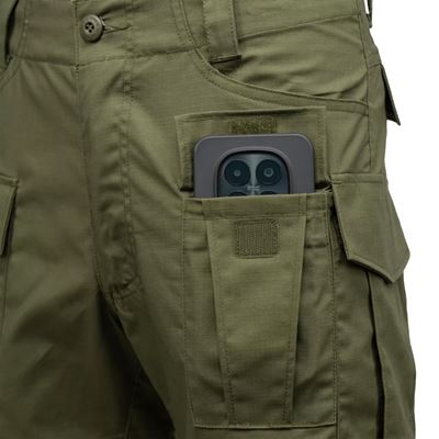 Nohavice krátke CARGO rip-stop stretch OLIVE GREEN Helikon-Tex® SP-CRO-SP-02 7