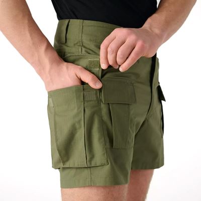 Nohavice krátke CARGO rip-stop stretch OLIVE GREEN Helikon-Tex® SP-CRO-SP-02 5