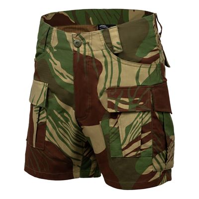 Nohavice krátke CARGO rip-stop stretch RHODESIAN CAMO Helikon-Tex® SP-CRO-SP-1K 2